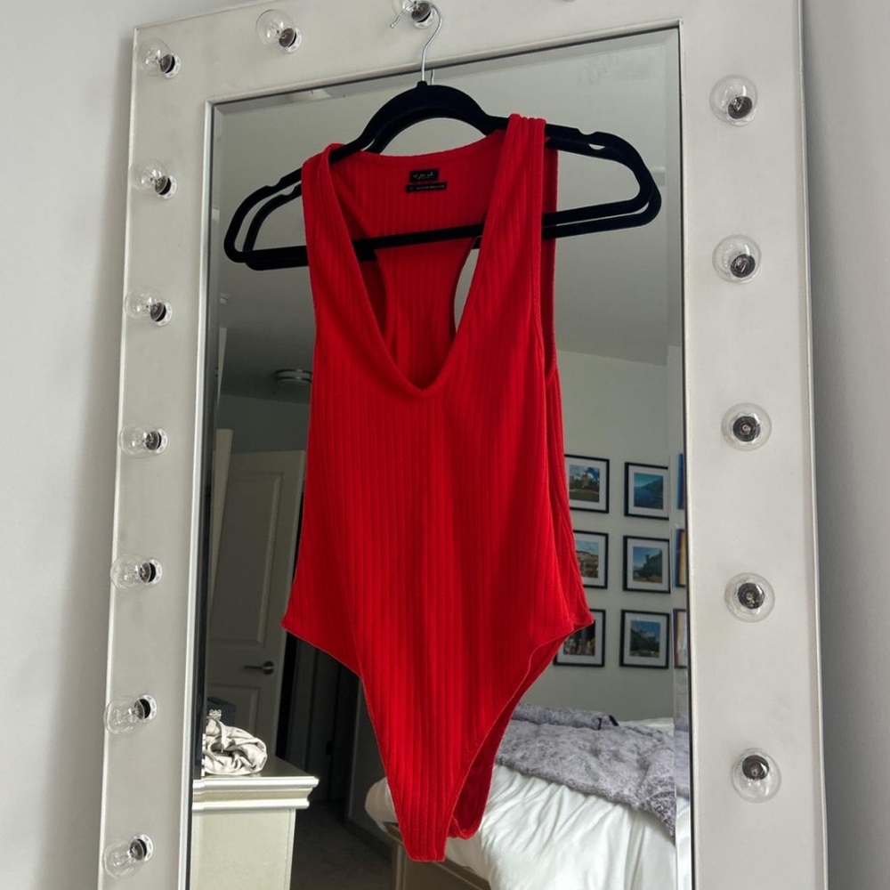 Urban Outfitters Vibrant Red Bodysuit